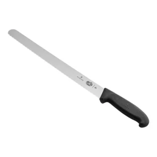 COUTEAU TRANCHEUR DENTELÉ 12''