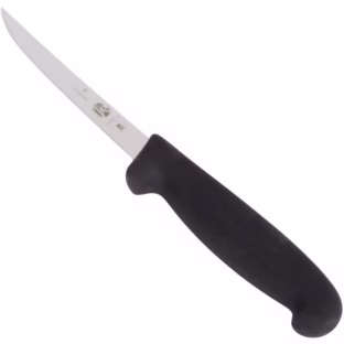COUTEAU DESOSSEUR 5'' SEMI-FLEXIBLE NOIR FIBROX VICTORINOX