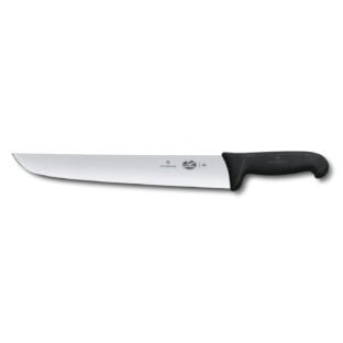 Couteau de boucher Victorinox lame 30cm manche fibrox noir